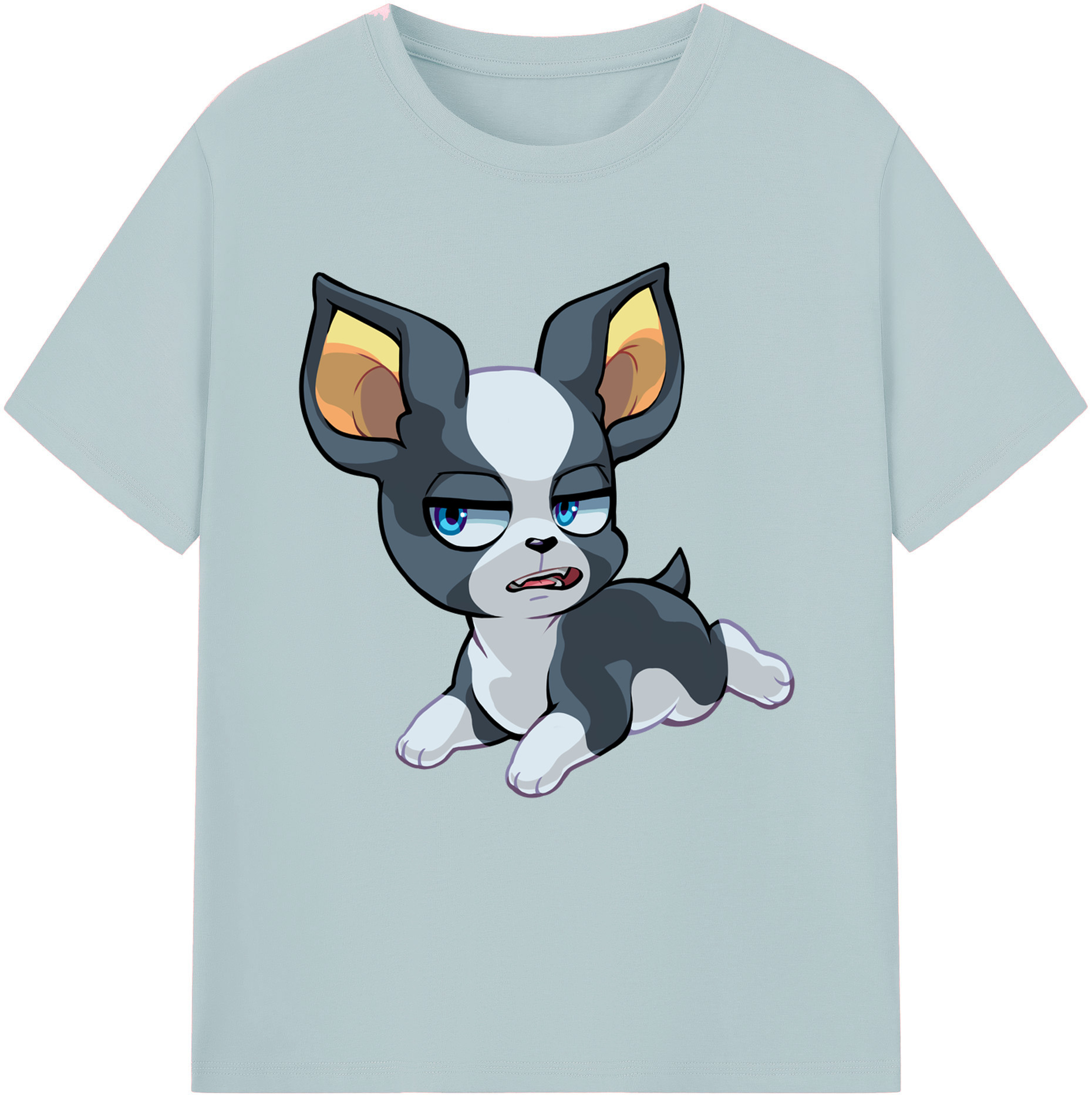 （画像用） ジョジョの奇妙な冒険 イギー JoJo's Bizarre Adventure Iggy 綿100％半袖Tシャツ（フロントプリント）